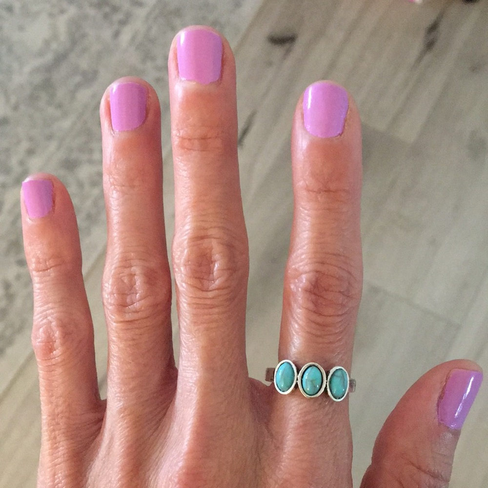 Turquoise Boho Ring - Picture 2 of 6